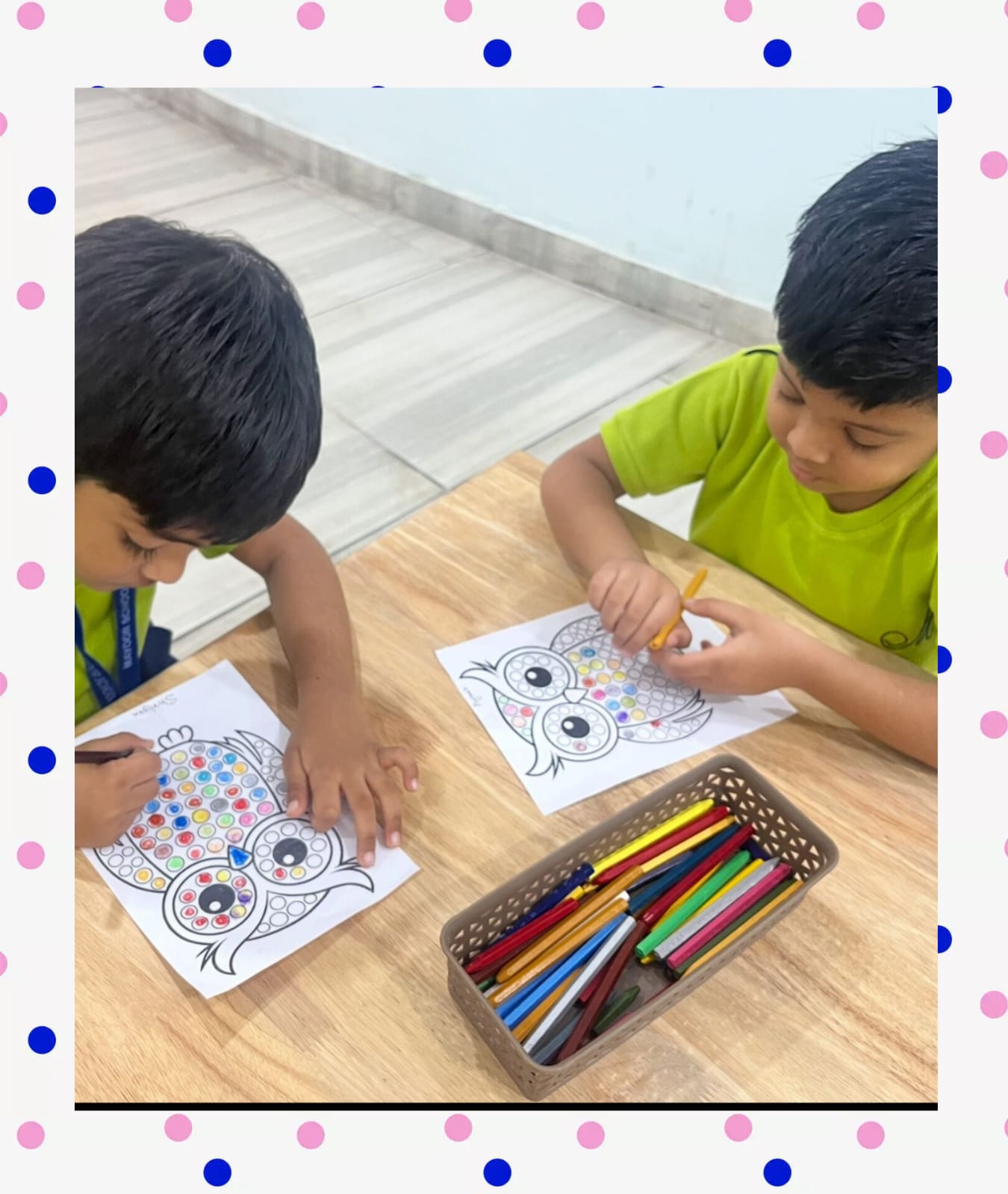 Celebrating International Dot Day at Mayoor Upvan